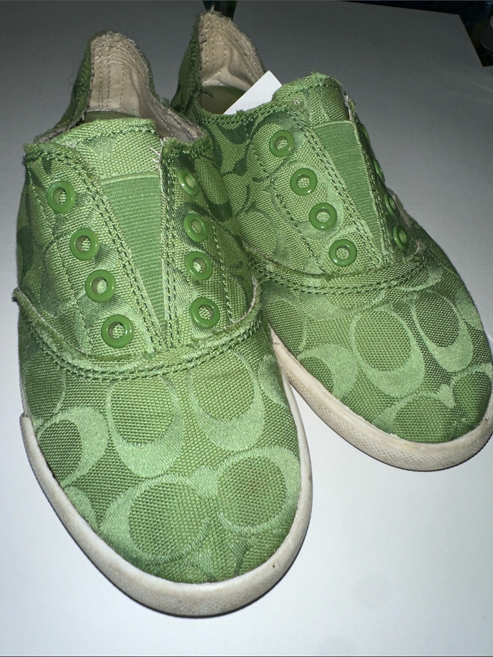 Coach Katie Canvas Slip On Sneakers